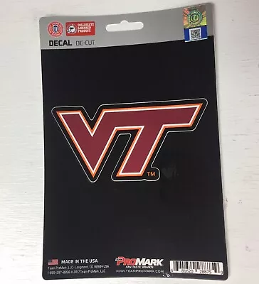 Virginia Tech Hokies 4  X 2  Die-Cut Decal Window Car Or Laptop! NEW! • $7.75