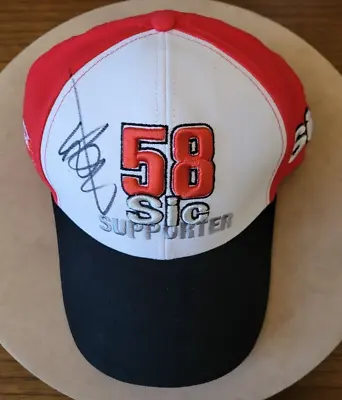 MotoGP Legend VALENTINO ROSSI Signed Official Super Sic Marco Simoncelli Cap • $757.95