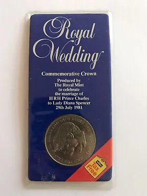 Royal Wedding Commemorative Crown - Charles & Diana 29 July 1981 • £5