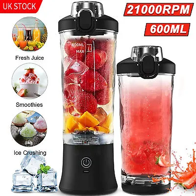 600ML Portable Blender Personal Blender For Shakes Smoothie Maker Fruit Juicer • $40.89