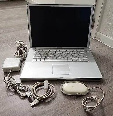 PowerBook G4 Apple A1095 PowerPC | WORKS BUT MISSING HD. PARTS ONLY • $89.99