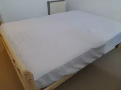 IKEA Neiden Double Bed With Mattress Set • £225