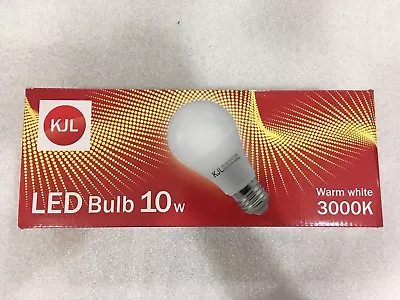 KJL 10w LED Bulb A19 /E27 Brightness 950lm Warm White 3000K - Pack Of 5 • $19.96