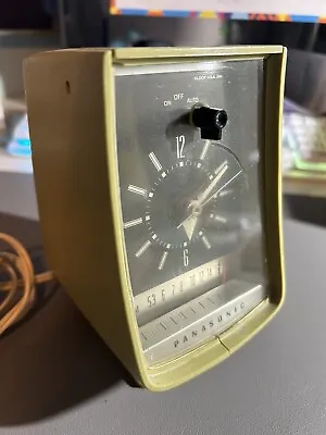 Vintage 1969 Panasonic RC-1089 Alarm Clock AM Radio Mid Century Modern MCM Japan • $20.99