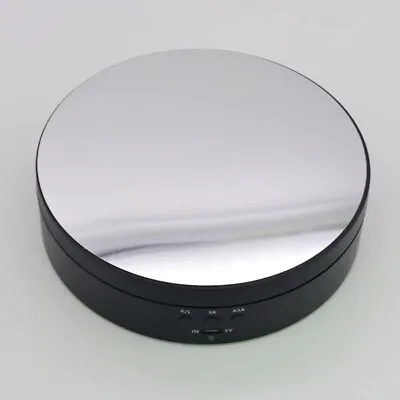 3 Speeds Electric Rotating Display Stand Mirror Turntable Jewelry Holder Battery • $19.99