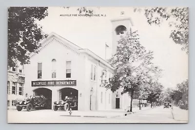 FIRE House Department Millville NJ 1920s Unused Postcard 6a • $5.99