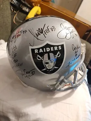 MARCUS ALLEN +7 HOF SIGNED RAIDERS FULL SIZE HELMET Marcus Allen COA • $599.99