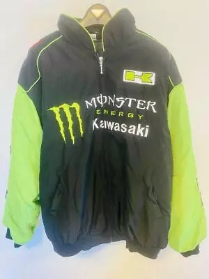 [Japan Used Fashion] Kawasaki Monster Racing Jacket Embroidery Oversize • $170.45