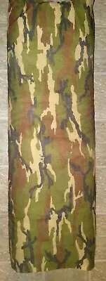 Vintage Golden D'or Knit Fabric Hunter Green Camouflage 18 Yards ~ New On Bolt • $89.95