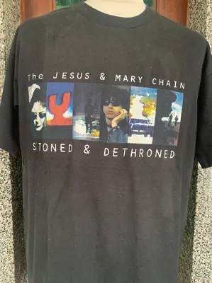 $19.94 • Buy Vtg 90s The Jesus And Mary Chain Rock Band T Shirt U3484