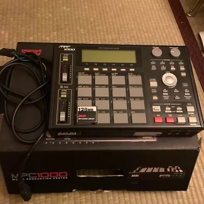 MPC1000 AKAI Black Sampler Sequencer W 128MB CFcard With Box Used MPC1000 AKAI • $624.43