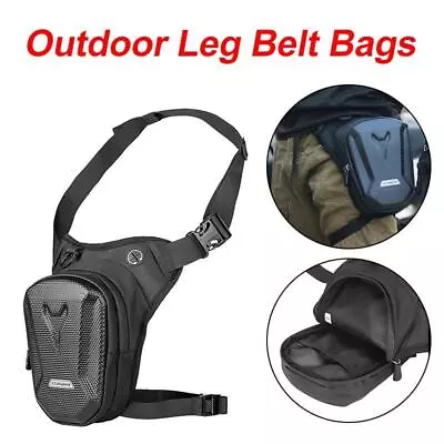 Motorcycle Waist Leg Bag Drop Waterproof Outdoor Thigh Hip Belt Fanny Pack Pouch • $15.50