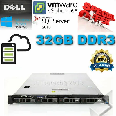 £358.47 • Buy Dell PowerEdge R410 Dual Xeon X5650 2.6GHZ HEX Core 32GB RAM Without HDD
