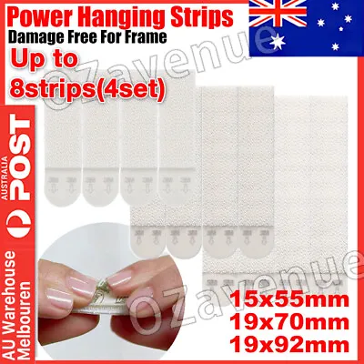 3M Command Damage Free Picture Hanging Strips Bulk Pack Small Medium Large Size • $2.19