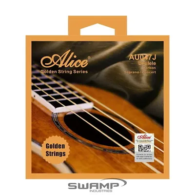 $13.99 • Buy Alice AU047J Gold Carbon Fibre Soprano Concert Ukulele String Set 21  23  