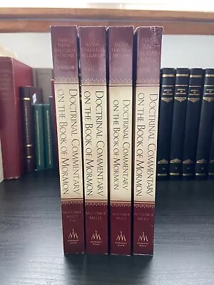 Complete Set Of 4 Doctrinal Commentary On The Book Of Mormon McConkie Millet Top • $34.99