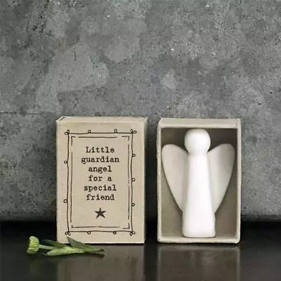 £5.75 • Buy Porcelain Guardian Angel Matchbox Gift - For A Special Friend - East Of India