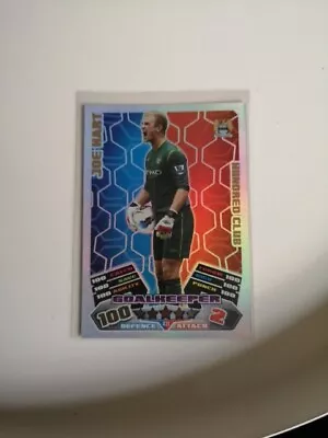 Match Attax 2011/2012 Joe Hart 100 Club Rare Card - Card Number 421 • £2.50