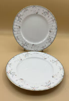 Mikasa ROSELLE Floral Bone China 8” Salad Plates L9813 Set Of Two (2) • $12.76