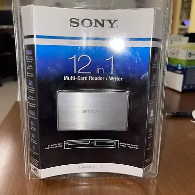 NEW UNOPENED PACKAGE Sony 12 In 1 Multi-Card Reader Writer MRW62E-T1  • $23.99