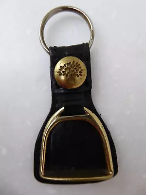 Mulberry Keyring For Horse Lover In Black Leather (Retired Design) • £99