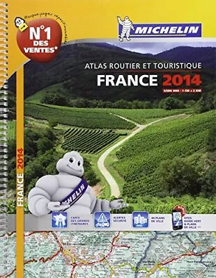ATLAS FRANCE SPIRALE 2014 A4 Michelin • £3.49