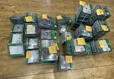 57x Schneider Job Lot   Screwless Flat Plate  Switch Mixed • £45