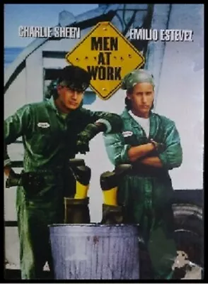 Men At Work - Charlie Sheen & Emilio Estevez (DVD 481) NEW  • $4