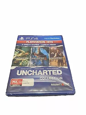 Uncharted The Nathan Drake Collection PS 4 Free Postage AU Brand New And Sealed • $15