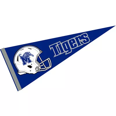 Memphis Tigers 12 In X 30 In Football Helmet Pennant • $13.95