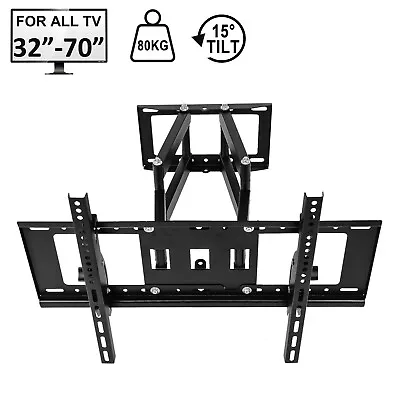 £18.89 • Buy Full Motion TV Stand Wall Bracket Mount Swivel Tilt For 32 40 42 46 50 55 60 70 