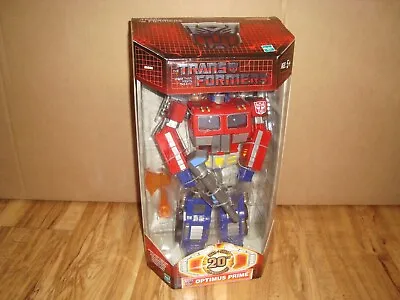 Transformers 20th Anniversary Optimus Prime  2002 Masterpiece New In Sealed Box • $229.99