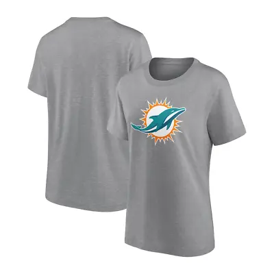 Miami Dolphins NFL T-Shirt (Size XL) Women's Primary Logo Print Top - New • £14.99