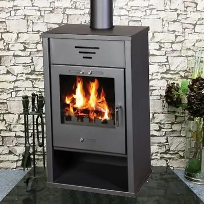 Wood Burning Stove With Back Boiler Tritan BO 15kw 4 Water Ports • £1199.99