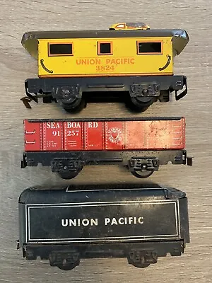 Marx Train - 6 Inch Freight Lot - 3 Diff - 551 91257 3824 • $14.99