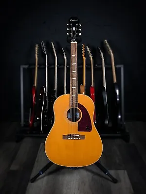 Epiphone Masterbilt Texan Acoustic/Electric Guitar - Antique Natural Aged Gloss • $699.99