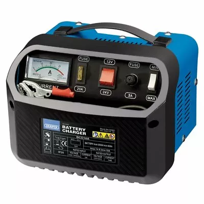 Draper Battery Charger 10-14 Amp 12v 24v Car Van Vehicle Booster 60-200ah 52965  • £58.99