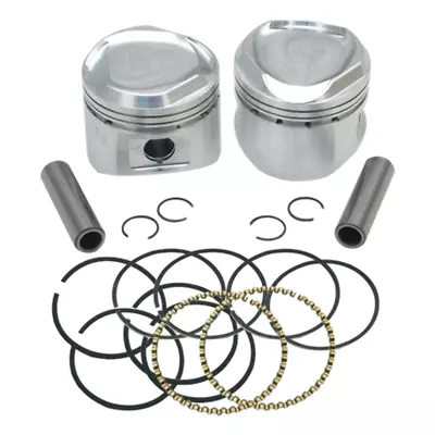 S&S Cycle +.005 80  Bore Super Stock Cylinder Heads Pistons Kit Harley Evo 84-99 • $413.16