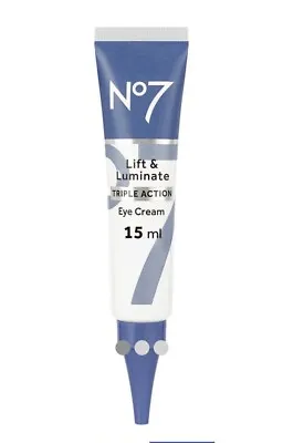 2 Boxes Of | No7 Lift & Luminate Triple Action Eye Cream 2x15ml • £19.99