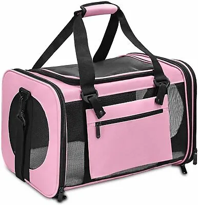 Pet Carrier Airline Approved Dog Carriers For Small Dogs Cat Travel Carrier • $22.79