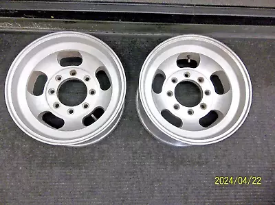 2 -8 Lug 16.x 8.25 Slotted  Mag  Wheels Chevy GMC Ford Dodge 8x6.5  43/4 CENTER • $399