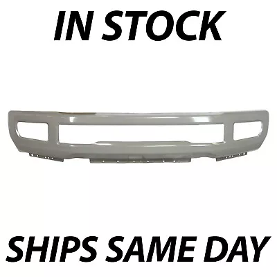 NEW Primered - Front Bumper Face For 2017-2019 Ford F250 F350 Super Duty W/ Fog • $450.99