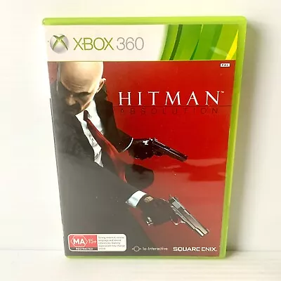 Hitman Absolution + Manual - Xbox 360 - Tested & Working - Free Postage • $5.88