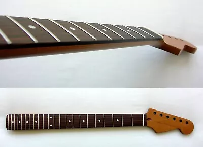 SALE* Roasted STRATOCASTER Guitar Neck/22 Med Jumbo (fits Fender & Warmoth STRAT • $125.99