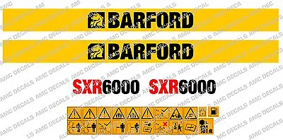 Barford Sxr6000 Dumper Decals • $118.03