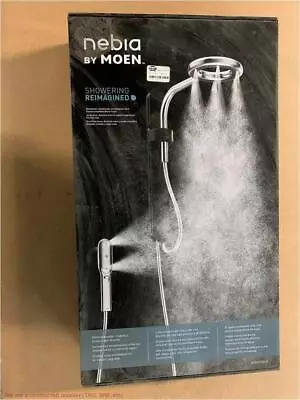 Nebia Spa Rain Shower/Hand Shower/Magnetic Dock Matte Black/Chrome - Moen • $159