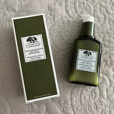 $19.85 • Buy Origins Mega-Mushroom Relief & Resilience Advanced Face Serum 1.7fl Oz NIB
