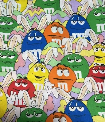 M&M Easter Bunny Ear Vintage Cotton Fabric  • $12.99