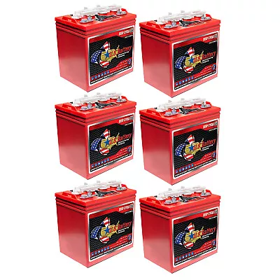 6x US BATTERY 8V 170Ah GC8 Flooded Deep Cycle Batteries For Aerial Platforms • $1195.98