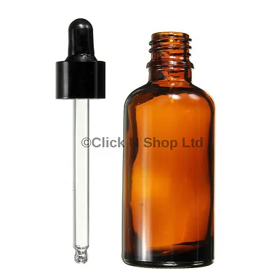 30ml Amber Glass Pipette Dropper Bottles Aromatherapy Eye Drops  • £119.99